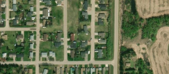 Satellite view of Lot 14, Block 18, Plan 67Y04244, Langenburg, SK