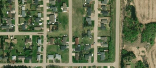Satellite view of Lot 7, Block 18, Plan 67Y04244, Langenburg, SK