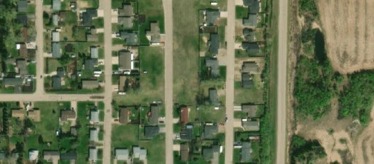 Satellite view of Lot 6, Block 18, Plan 67Y04244, Langenburg, SK