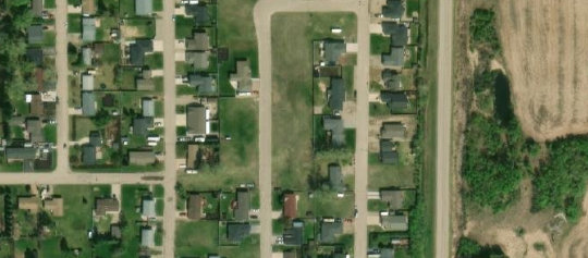 Satellite view of Lot 5, Block 18, Plan 67Y04244, Langenburg, SK