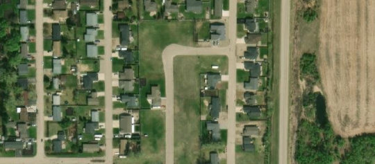 Satellite view of Lot 2, Block 18, Plan 67Y04244, Langenburg, SK