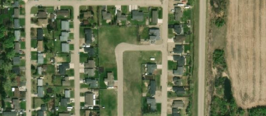 Satellite view of Lot 1, Block 18, Plan 67Y04244, Langenburg, SK