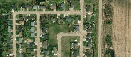 Satellite view of Lot 10, Block 17, Plan 67Y04244, Langenburg, SK