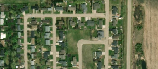 Satellite view of Lot 11, Block 17, Plan 67Y04244, Langenburg, SK