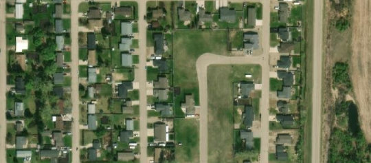 Satellite view of Lot 14, Block 17, Plan 67Y04244, Langenburg, SK