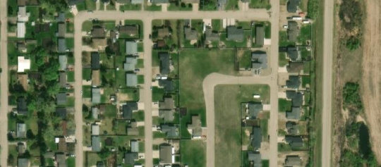 Satellite view of Lot 13, Block 17, Plan 67Y04244, Langenburg, SK