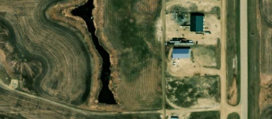 Satellite view of 112 7th Street East, Carlyle, SK