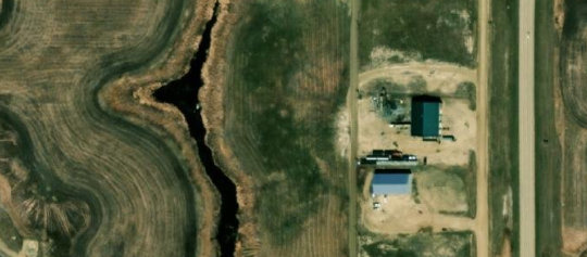 Satellite view of 110 7th Street East, Carlyle, SK