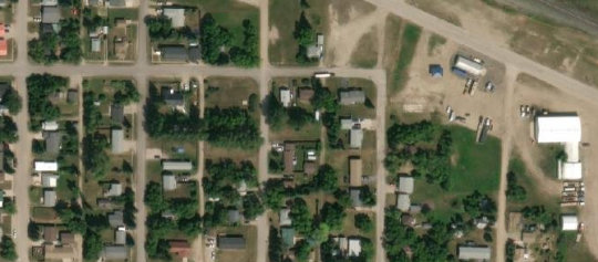 Satellite view of 805 Galt Street, Whitewood, SK