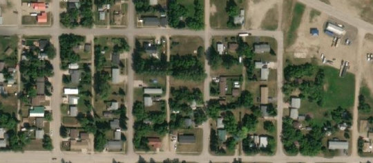 Satellite view of 810 Galt Street, Whitewood, SK