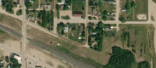 Satellite view of 808 Second Avenue, Whitewood, SK