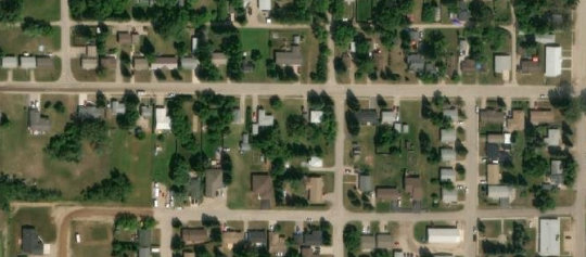 Satellite view of 226 Third Avenue, Whitewood, SK