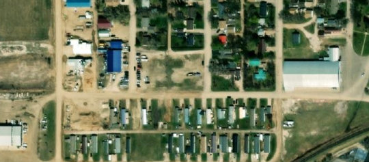 Satellite view of 326 6th Street West, Carlyle, SK