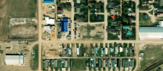 Satellite view of 327 7th Street West, Carlyle, SK