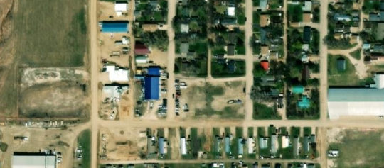 Satellite view of 323 7th Street West, Carlyle, SK