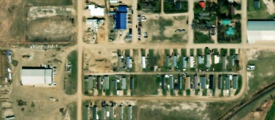 Satellite view of 513 Mountain Drive, Carlyle, SK