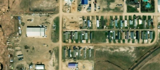 Satellite view of 506 Stockton Avenue, Carlyle, SK