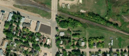 Satellite view of Lots 5-6 Block 1 Plan Y3857, Canora, SK