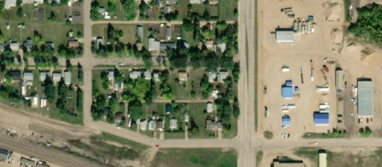 Satellite view of Lot 38 Block 186 Plan Z5500, Canora, SK