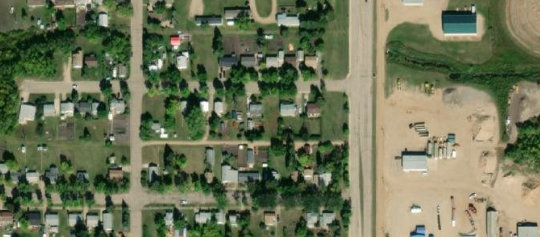Satellite view of Lots 39-40 Block 185 Plan Z5500, Canora, SK