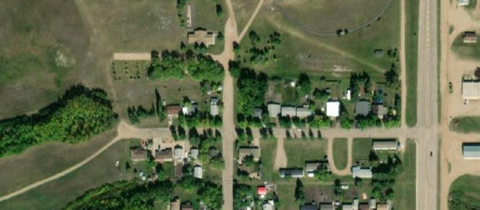 Satellite view of Lot 24 Block 177 Plan Z5500, Canora, SK
