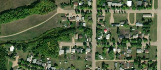 Satellite view of 207 Poplar Avenue, Canora, SK
