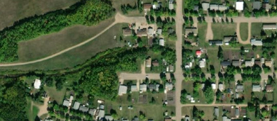 Satellite view of Lots 8-9 Block 179 Plan Z5500, Canora, SK
