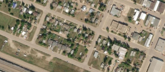 Satellite view of 309 2nd Avenue West, Melville, SK