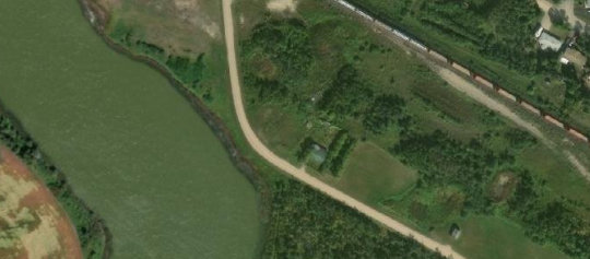 Satellite view of 348 1st Avenue SW, Ituna, SK