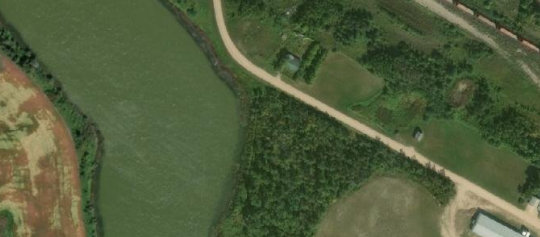 Satellite view of 345 1st Avenue SW, Ituna, SK