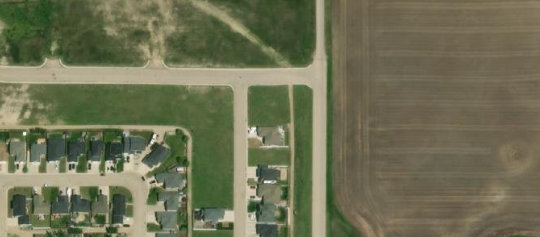 Satellite view of 848 McTaggart Drive, Weyburn, SK