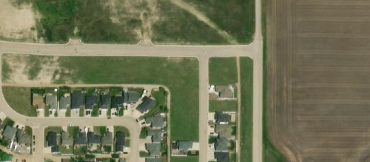 Satellite view of 847 McTaggart Drive, Weyburn, SK
