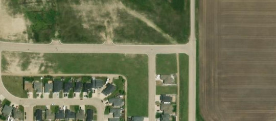 Satellite view of 851 McTaggart Drive, Weyburn, SK