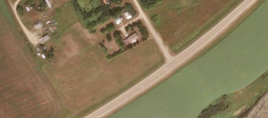 Satellite view of Kandahar, SK, RM of Big Quill, SK