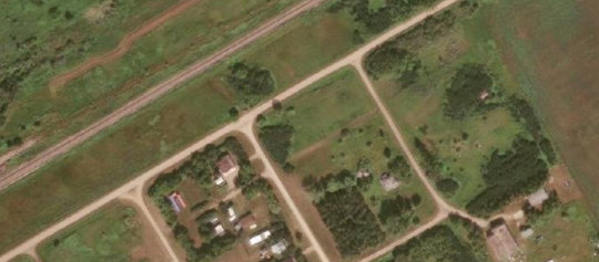 Satellite view of Kandahar, SK, RM of Big Quill, SK