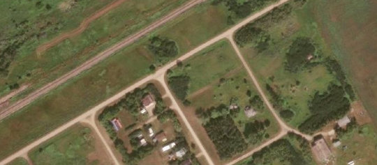 Satellite view of Kandahar, SK, RM of Big Quill, SK