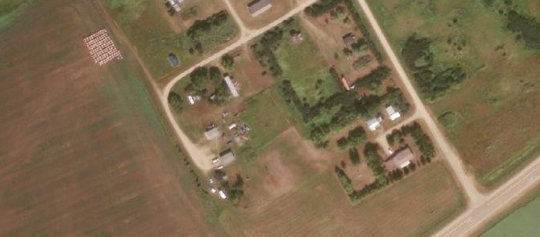 Satellite view of Kandahar, SK, RM of Big Quill, SK