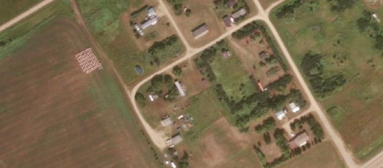 Satellite view of Kandahar, SK, RM of Big Quill, SK