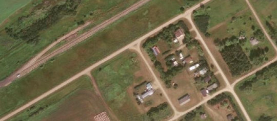 Satellite view of Kandahar, SK, RM of Big Quill, SK