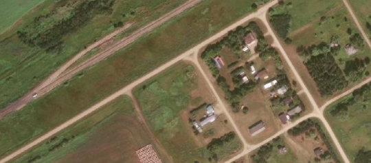 Satellite view of Kandahar, SK, RM of Big Quill, SK