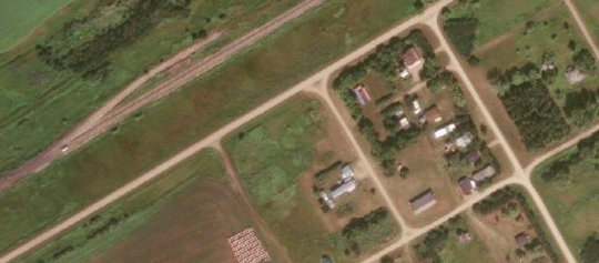 Satellite view of Kandahar, SK, RM of Big Quill, SK