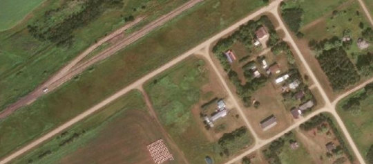 Satellite view of Kandahar, SK, RM of Big Quill, SK