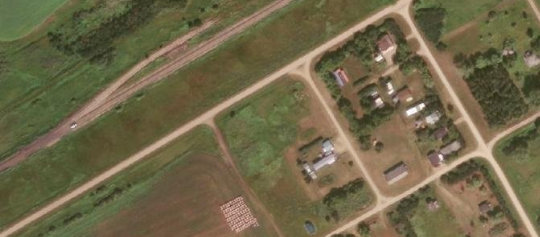 Satellite view of Kandahar, SK, RM of Big Quill, SK