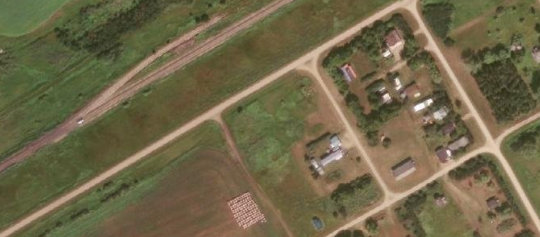 Satellite view of Kandahar, SK, RM of Big Quill, SK