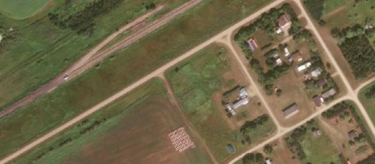 Satellite view of Kandahar, SK, RM of Big Quill, SK