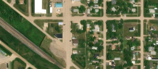 Satellite view of 218 Main Street, Lang, SK