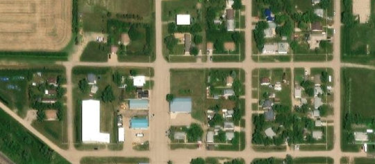 Satellite view of 320 Main Street, Lang, SK