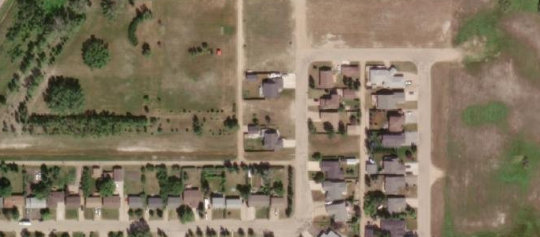 Satellite view of 133 Cameron Crescent, Watson, SK
