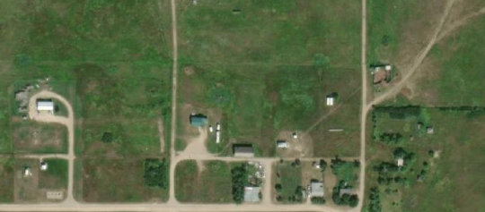 Satellite view of Dafoe, SK, RM of Big Quill, SK