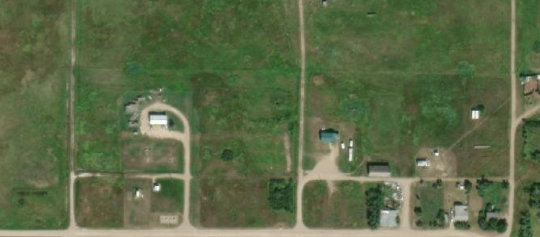 Satellite view of Dafoe, SK, RM of Big Quill, SK